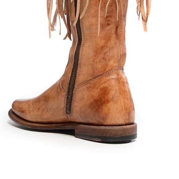 BedStu Hoplia fringe trim riding boots - Picture 5 of 8